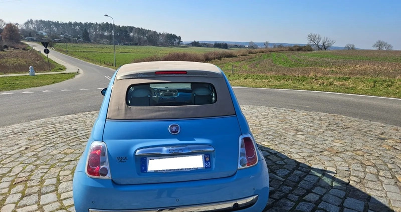 Fiat 500 cena 18900 przebieg: 122373, rok produkcji 2014 z Chodzież małe 781